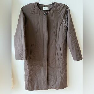 Women's Brown Quilted Coat